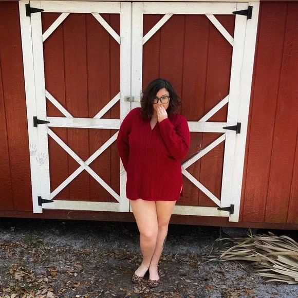 Polo Ralph Lauren Sweaters Ralph Lauren Red Cable Knit Sweater